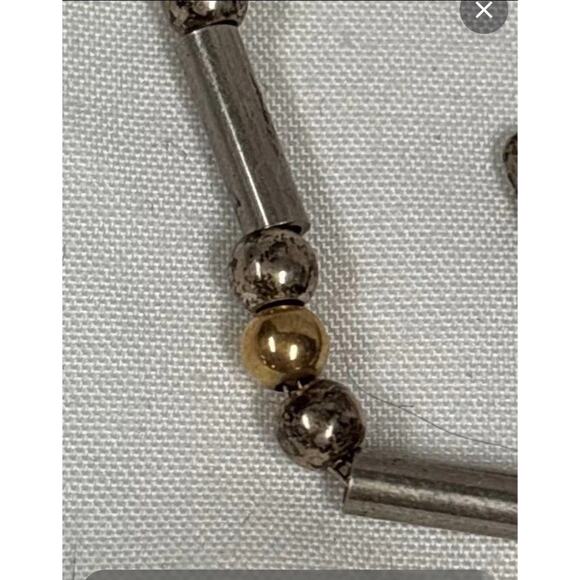 Sterling & Gold Plated Hand Charm Necklace - Picture 4 of 15